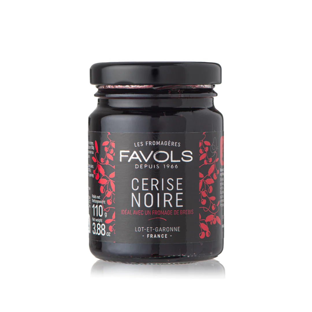 🇫🇷 Black Cherry Jams for Cheeses, 3.9 oz (110g)