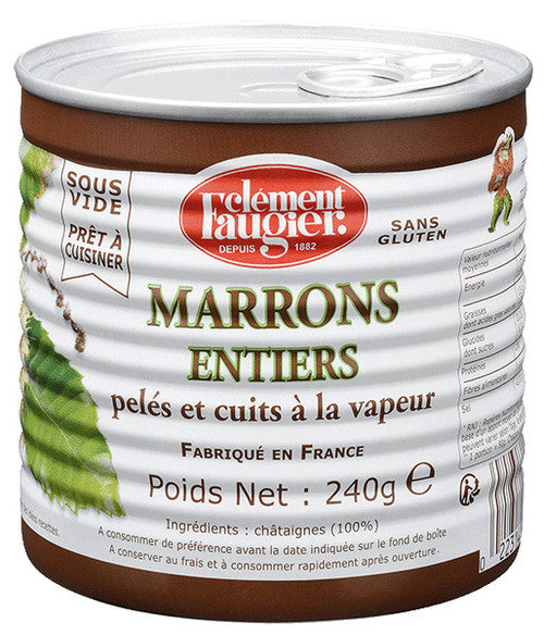 🇫🇷 Whole Peeled & Cooked Chestnuts in Water, 15 oz (439g)