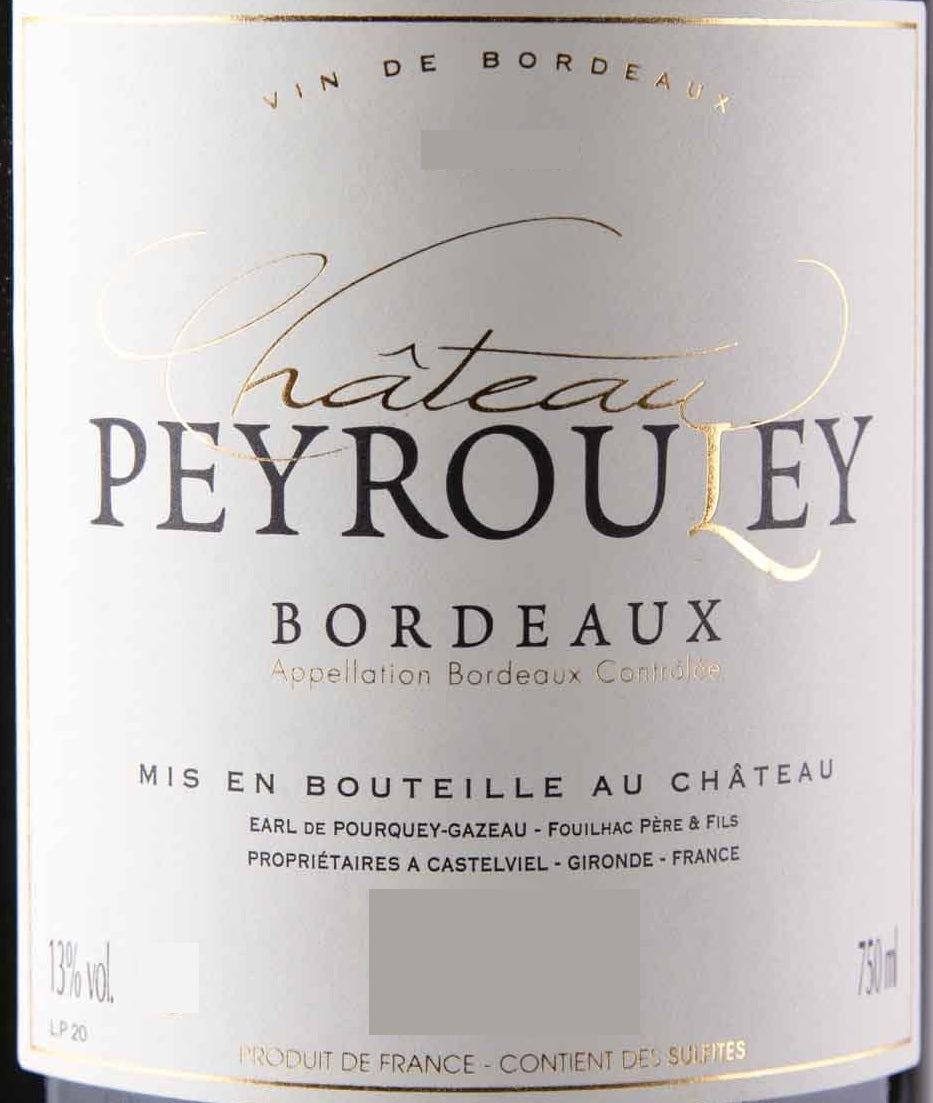 2024 Bordeaux White (Sémillon, Muscadelle, Sauvignon Blanc)