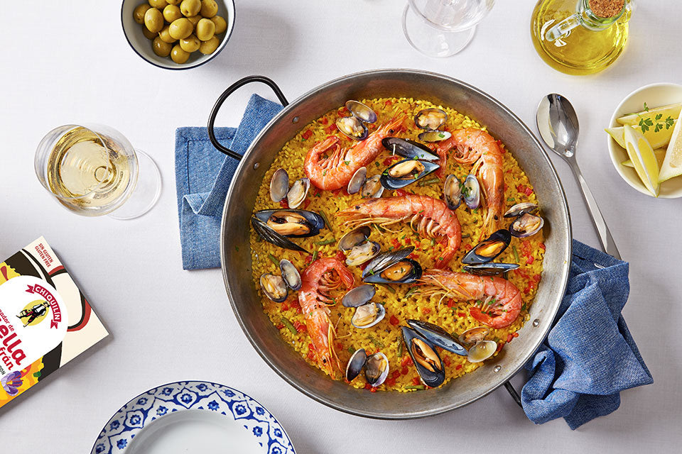 ๐ช๐ธ The Traditional Paella Kit w/ The Traditional Spanish Frying Pan by Chiquilin (for 6)