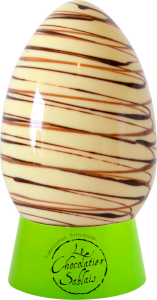 🇫🇷 Large White Chocolate Egg, 6.35oz (180g)
