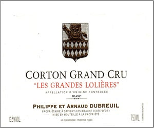 2024 Corton Grand Cru "Les Grandes Lolières" (White Wine)