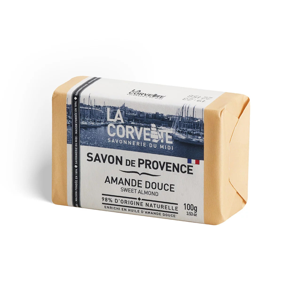 🇫🇷 Sweet Almond Savon de Provence, 3.52 oz (100g)
