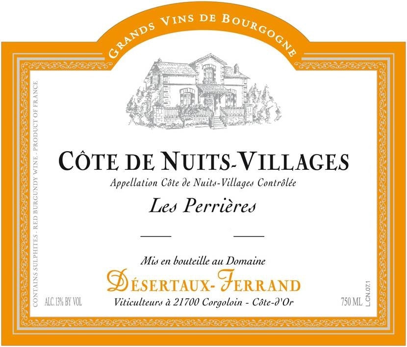 2022 Côte de Nuits-Villages "Les Perrières" (Red)