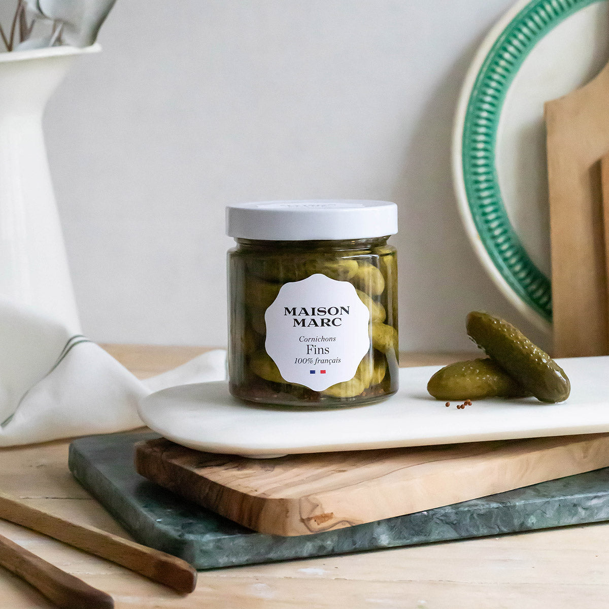 🇫🇷 100% French Extra Fine Cornichons Gherkins, 13.5 oz (385g)