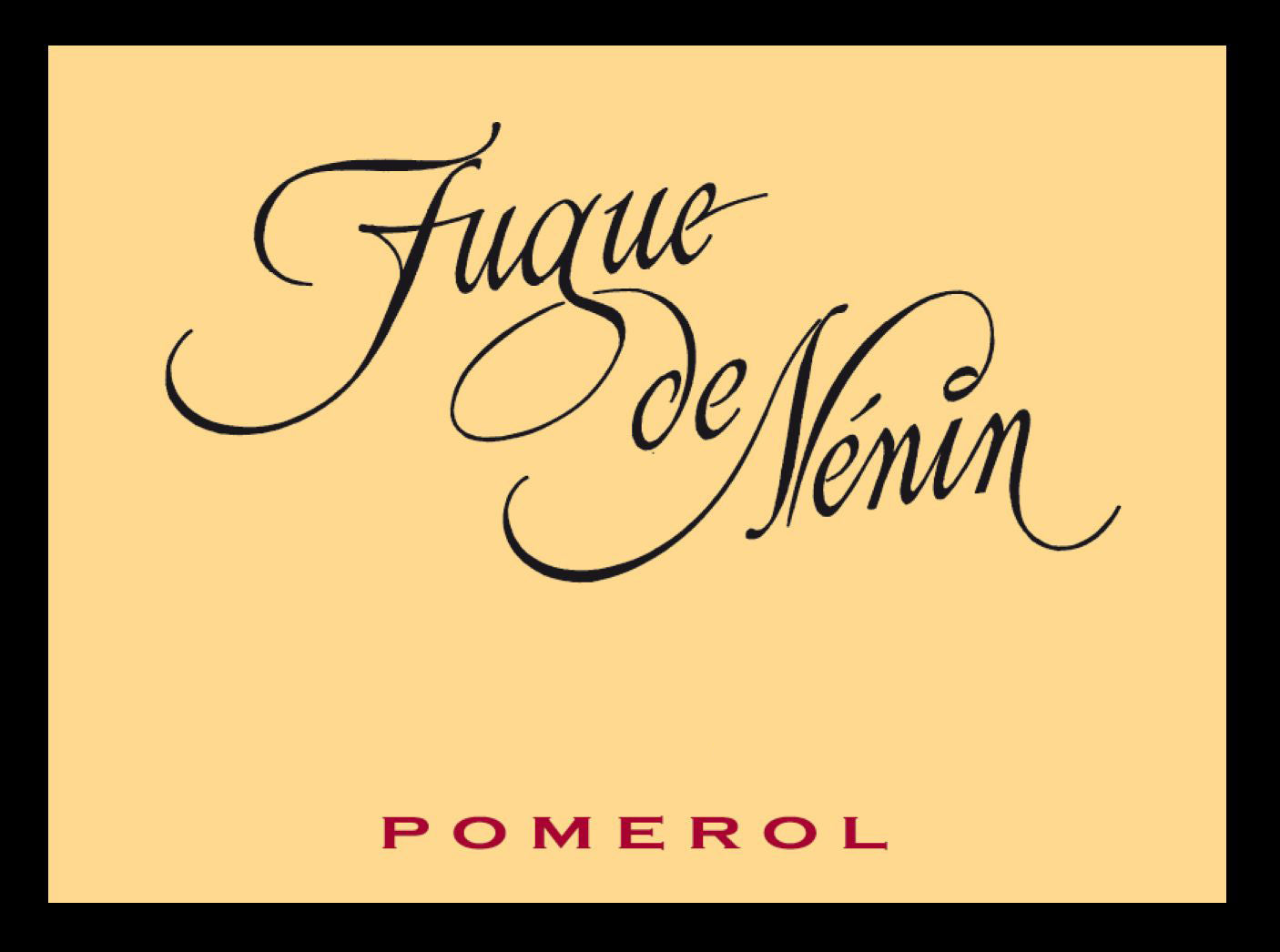 2020 Fugue de Nenin Pomerol