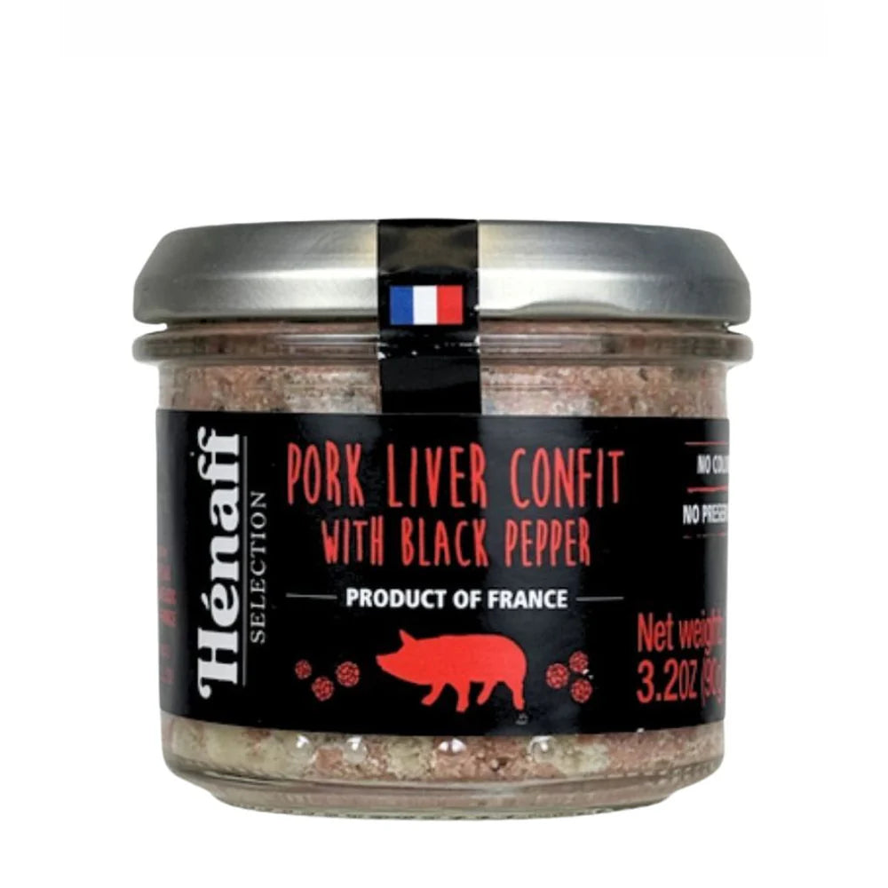 🇫🇷 Pork Liver Confit with Black Pepper, 3.2 oz (90 g)