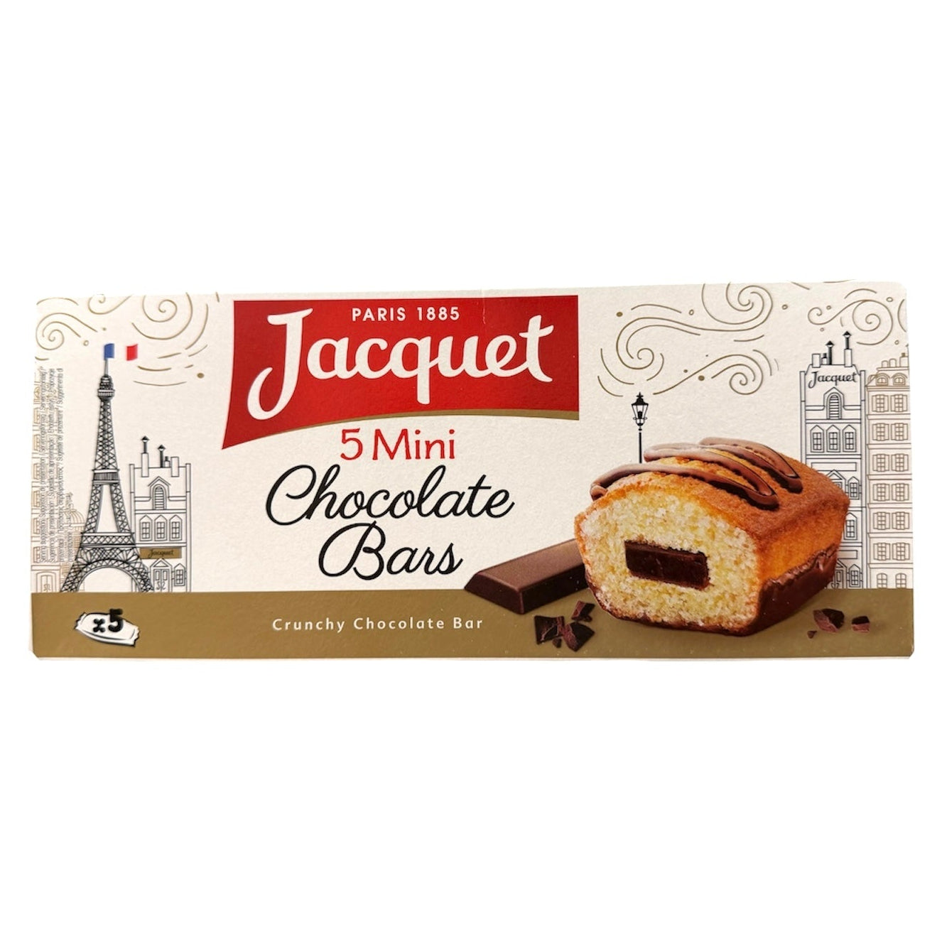 🇫🇷 5 Mini Chocolate Bars,.5.29 oz (150g)