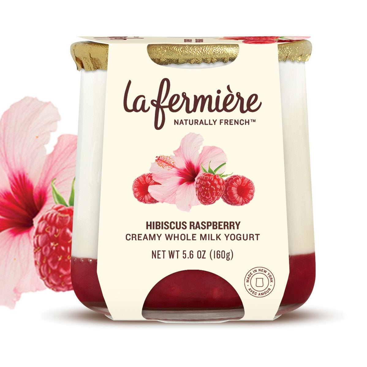 🇫🇷 Hibiscus Raspberry Yogurt, 4.9 oz (140g)