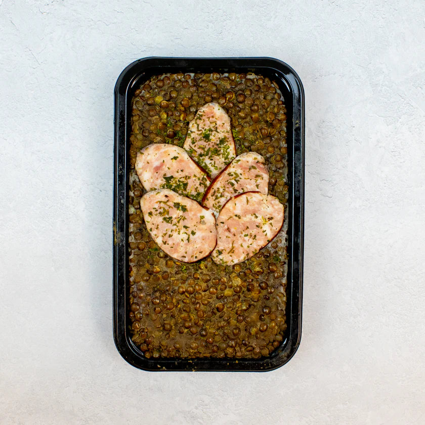 🇫🇷 Morteau Sausage w/ Lentils, 20 oz (Frozen, Serves 2) ❄️