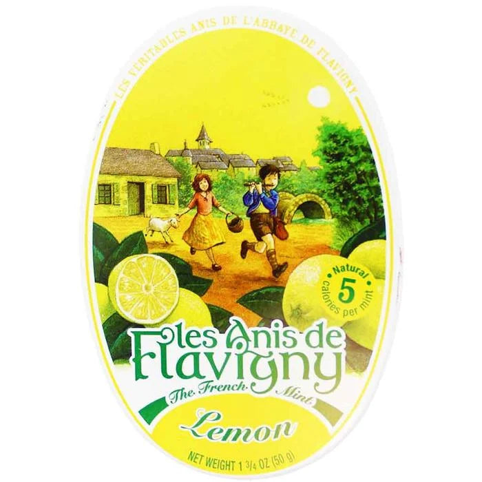 🇫🇷 Lemon Flavored Anise Drop Candy, 1.7 oz (50g)
