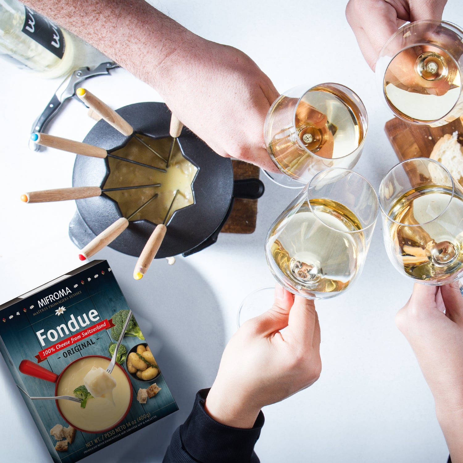 🇨🇭 Swiss Cheese Fondue, 14 oz (400g)