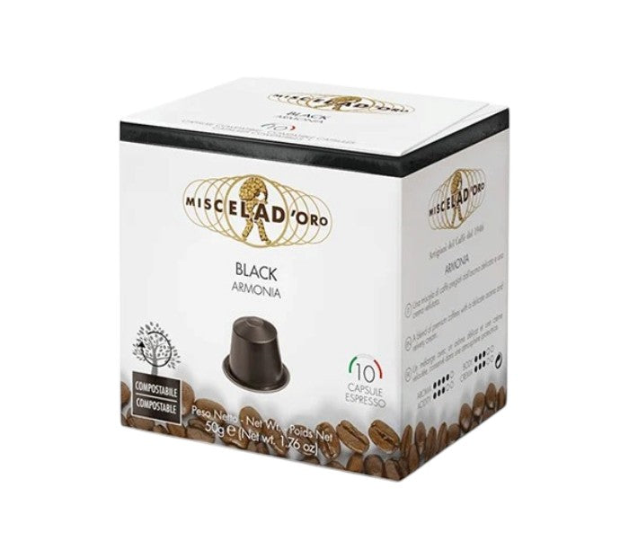 🇮🇹 10 Espresso Cremoso Nespresso-compatible Capsules, 1.76 oz (50g)
