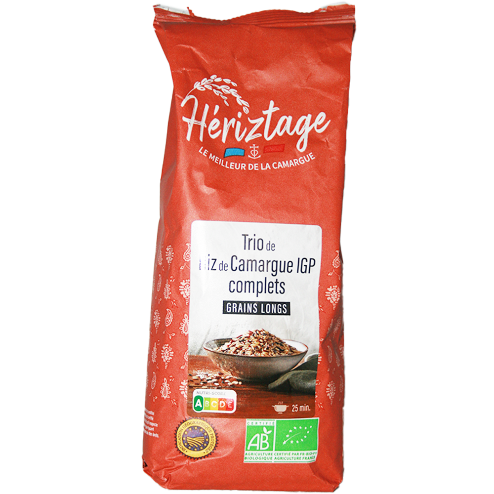 🇫🇷 Whole long-grain rice trio, 1.1 lb (500g)