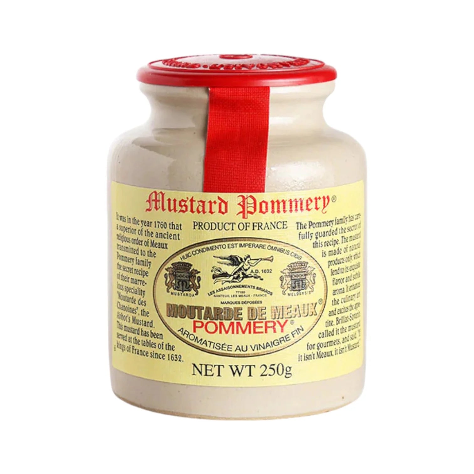 🇫🇷 Traditional 'Moutarde de Meaux' Mustard, 8.8 oz (250g)