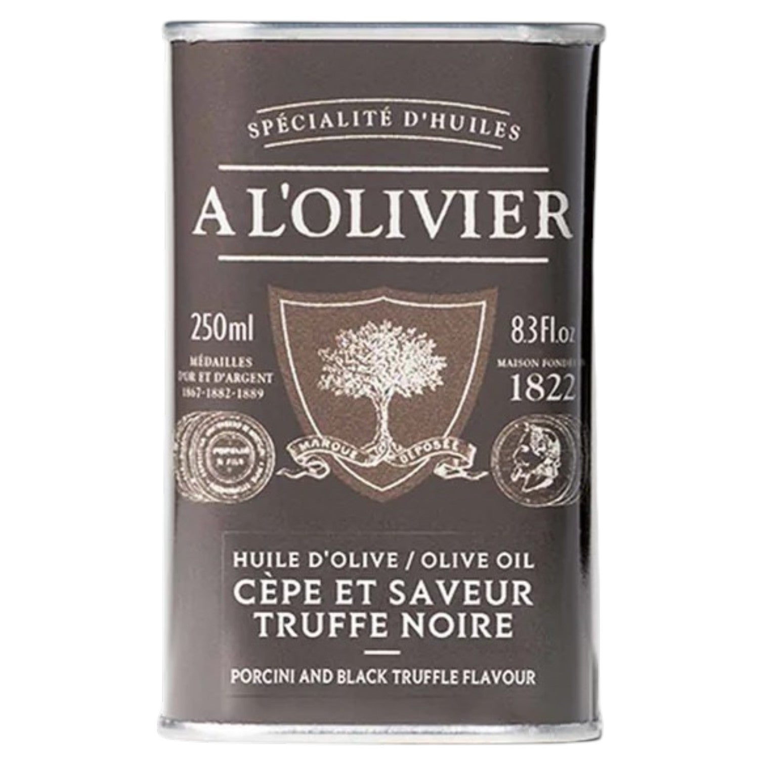 🇫🇷 Porcini & Black Truffle Extra Virgin Olive Oil, 8.45 fl. oz. (250ml)
