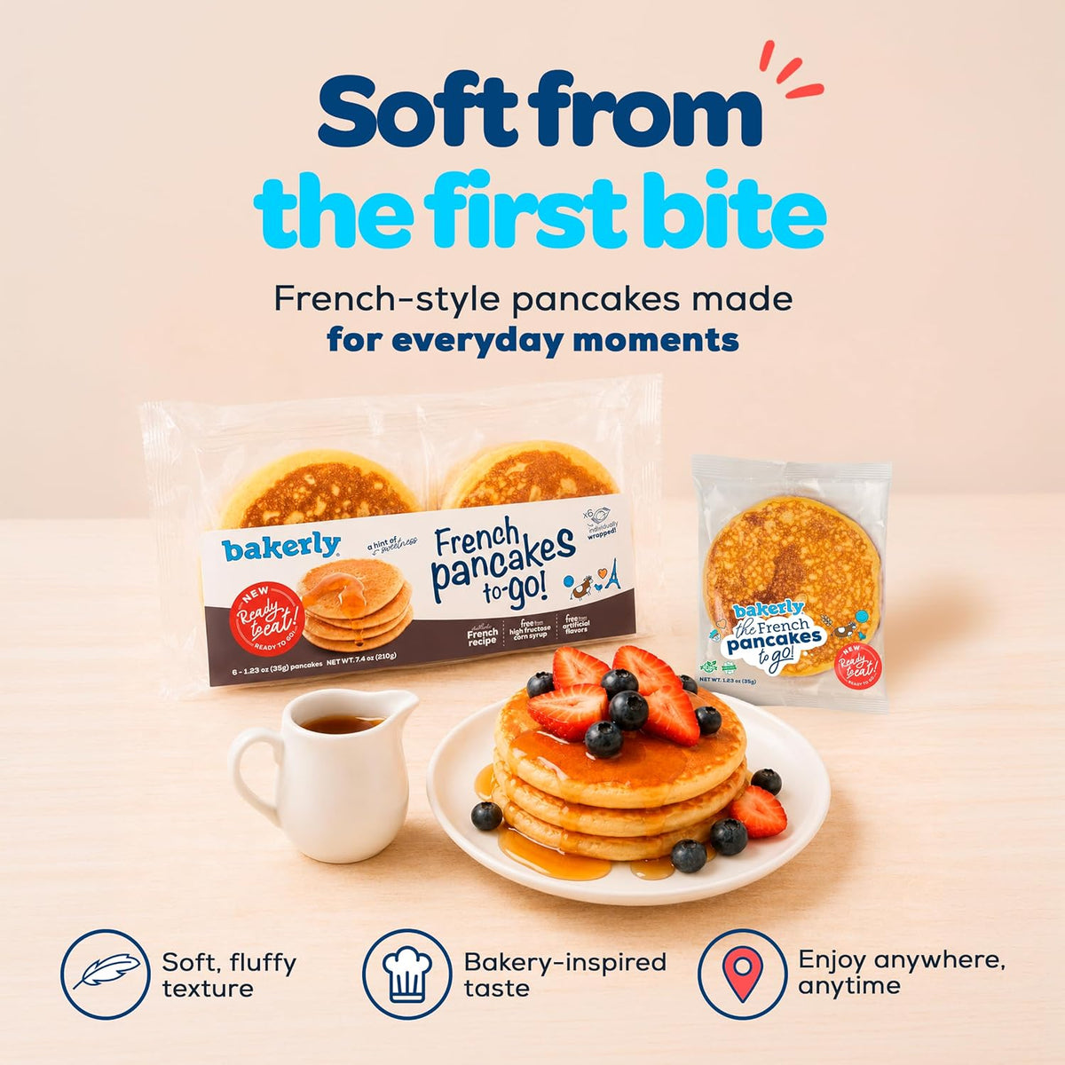 🇫🇷 6 French Pancakes To-Go!, 7.4 oz (210g)
