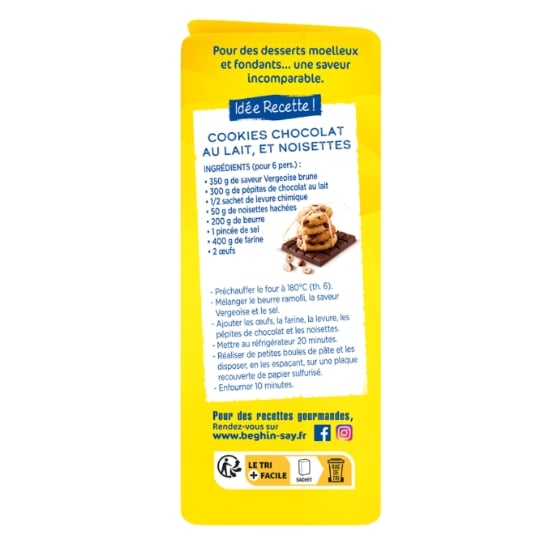 🇫🇷 Vergeoise "Brune" Brown Sugar, 17.6 oz (500g)
