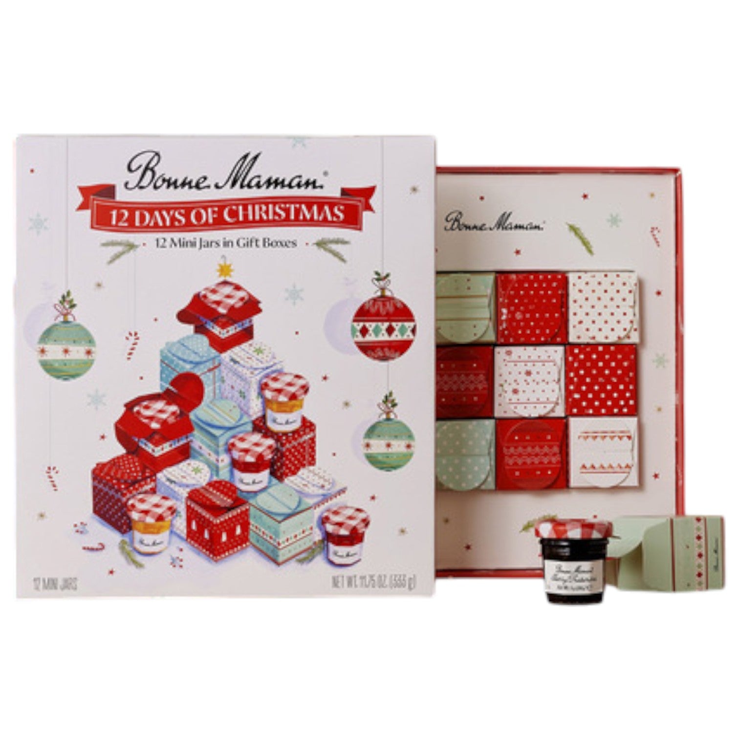 š«š· Bonne Maman Advent Calendar 2025 "12 Days" of Christmas Mini Jams in Gift Boxes šØ Online Only