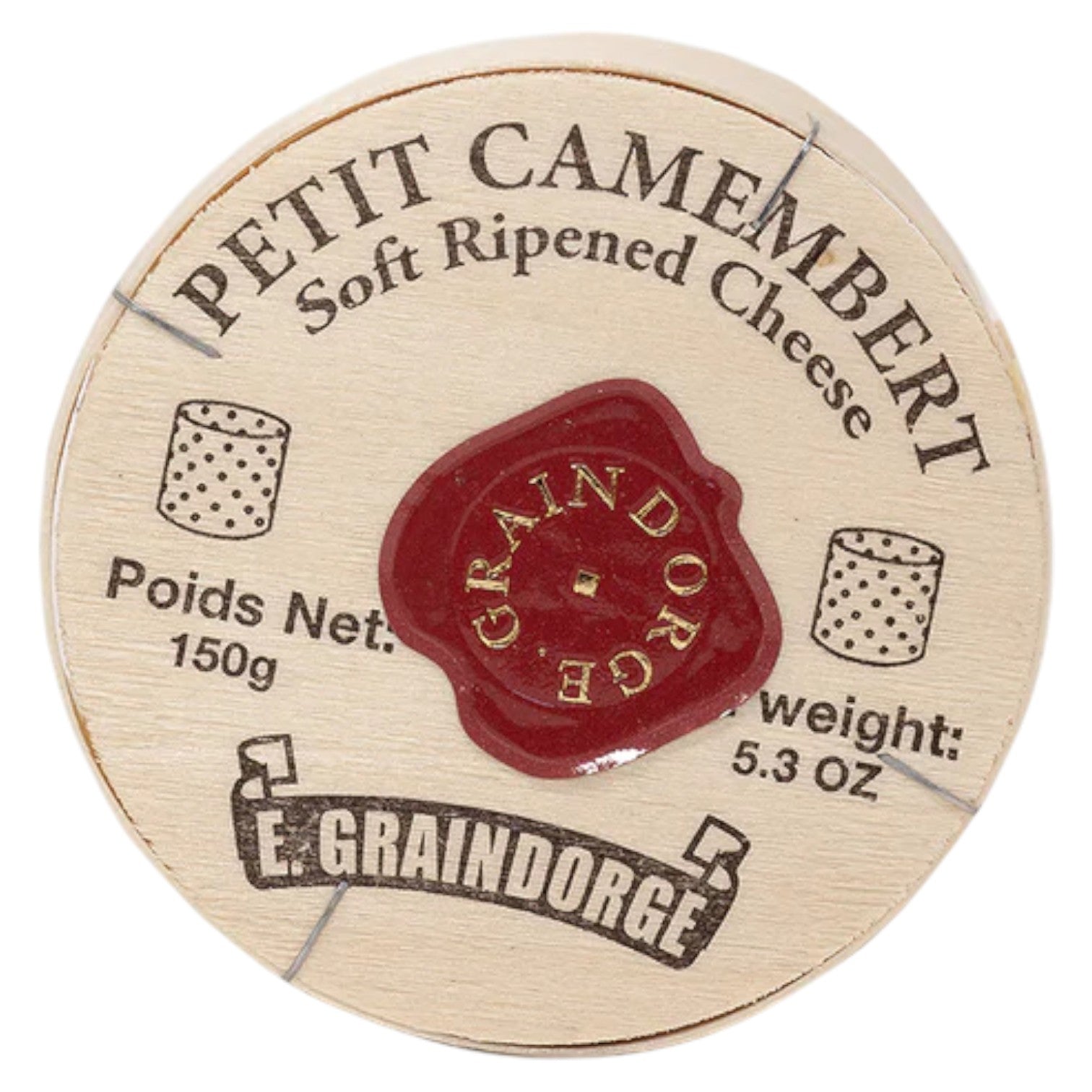 🇫🇷 Petit Camembert w/ Calvados Liqueur 🐄, 5.2 oz (148g)