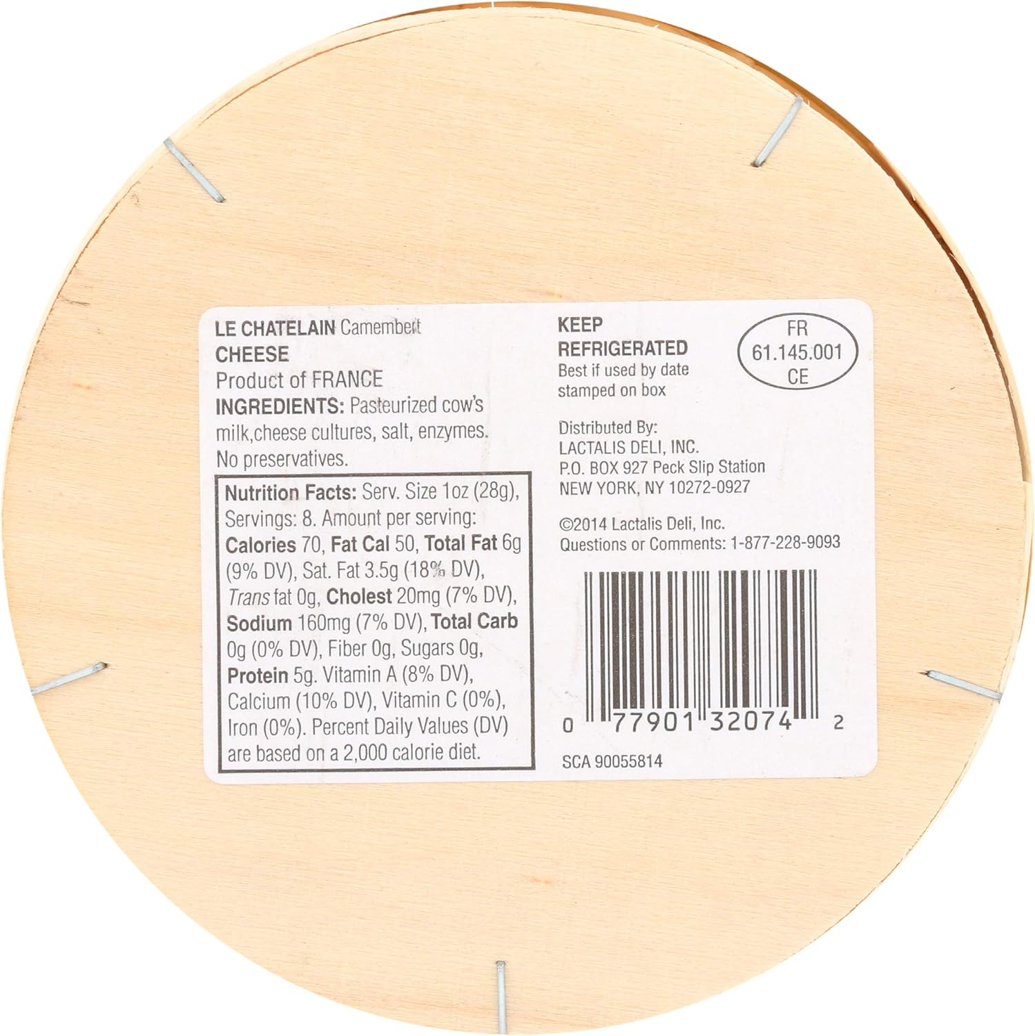 🇫🇷 Camembert Le Chatelain 🐄, 8 oz (227g)