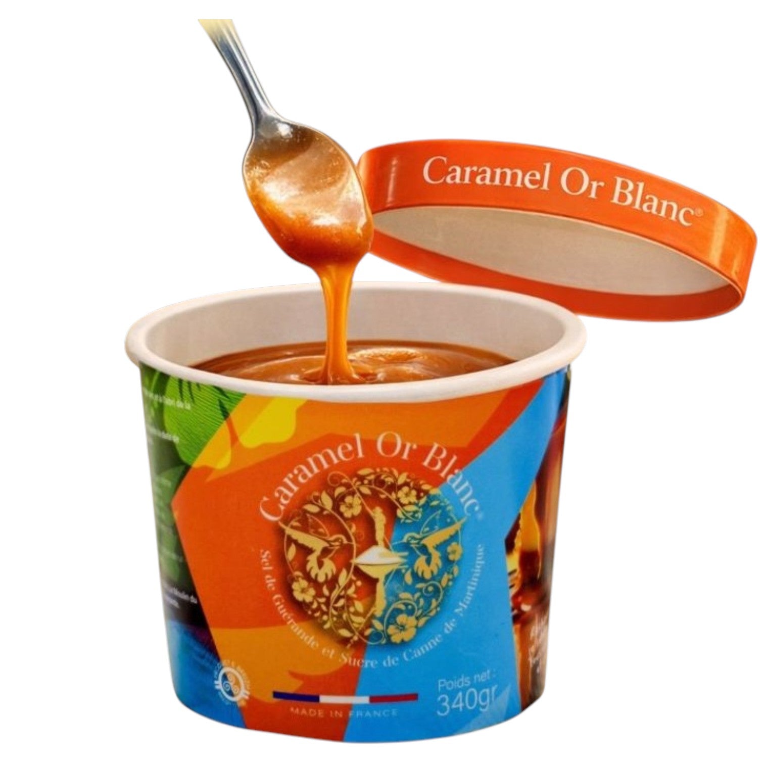 🇫🇷 Artisanal French Caramel w/ Guérande Salt & Martinique Cane Sugar, 7.9 oz, (225g)