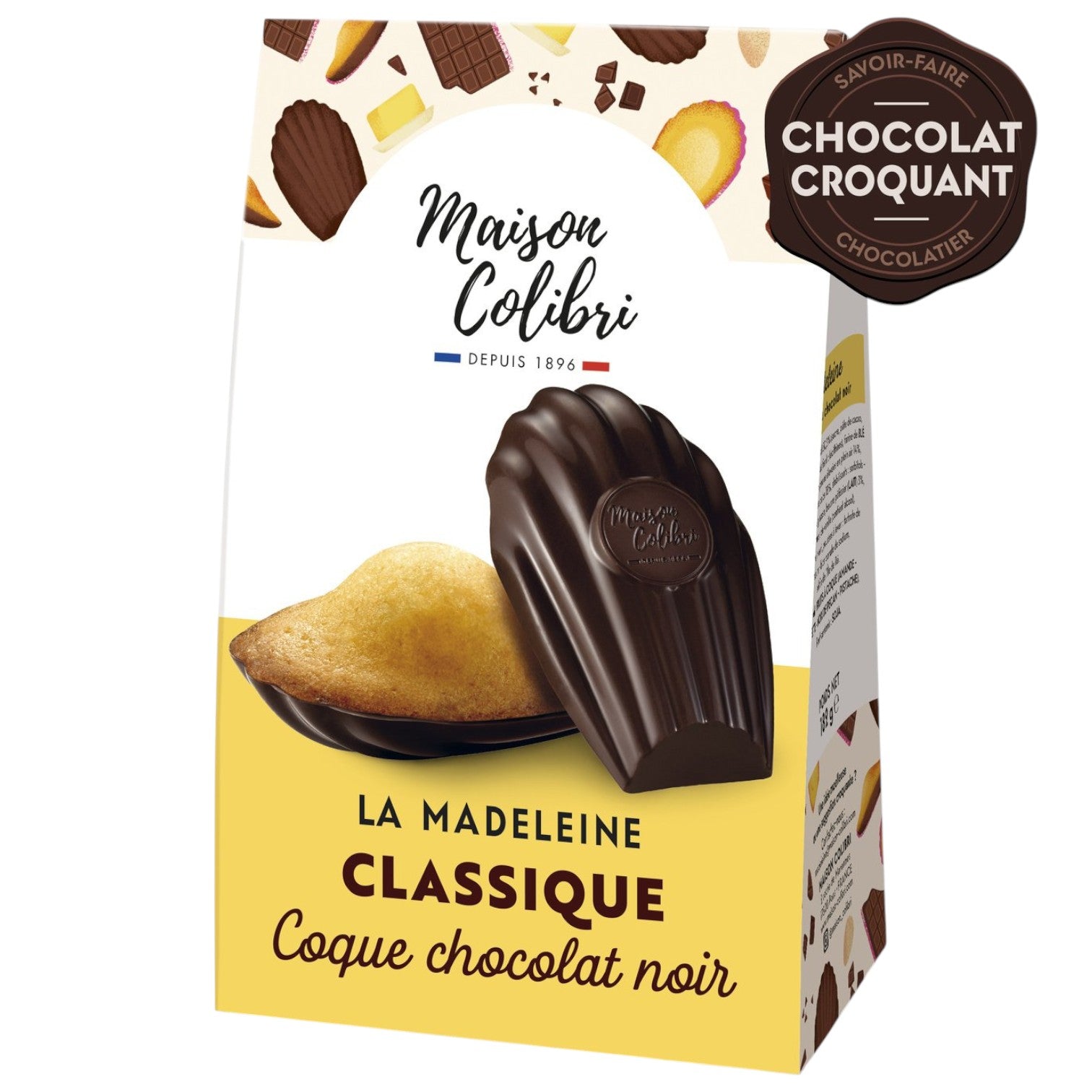 🇫🇷 7 Ultra Premium Madeleines w/ Dark Chocolate Shell, 6.4 oz (182g)