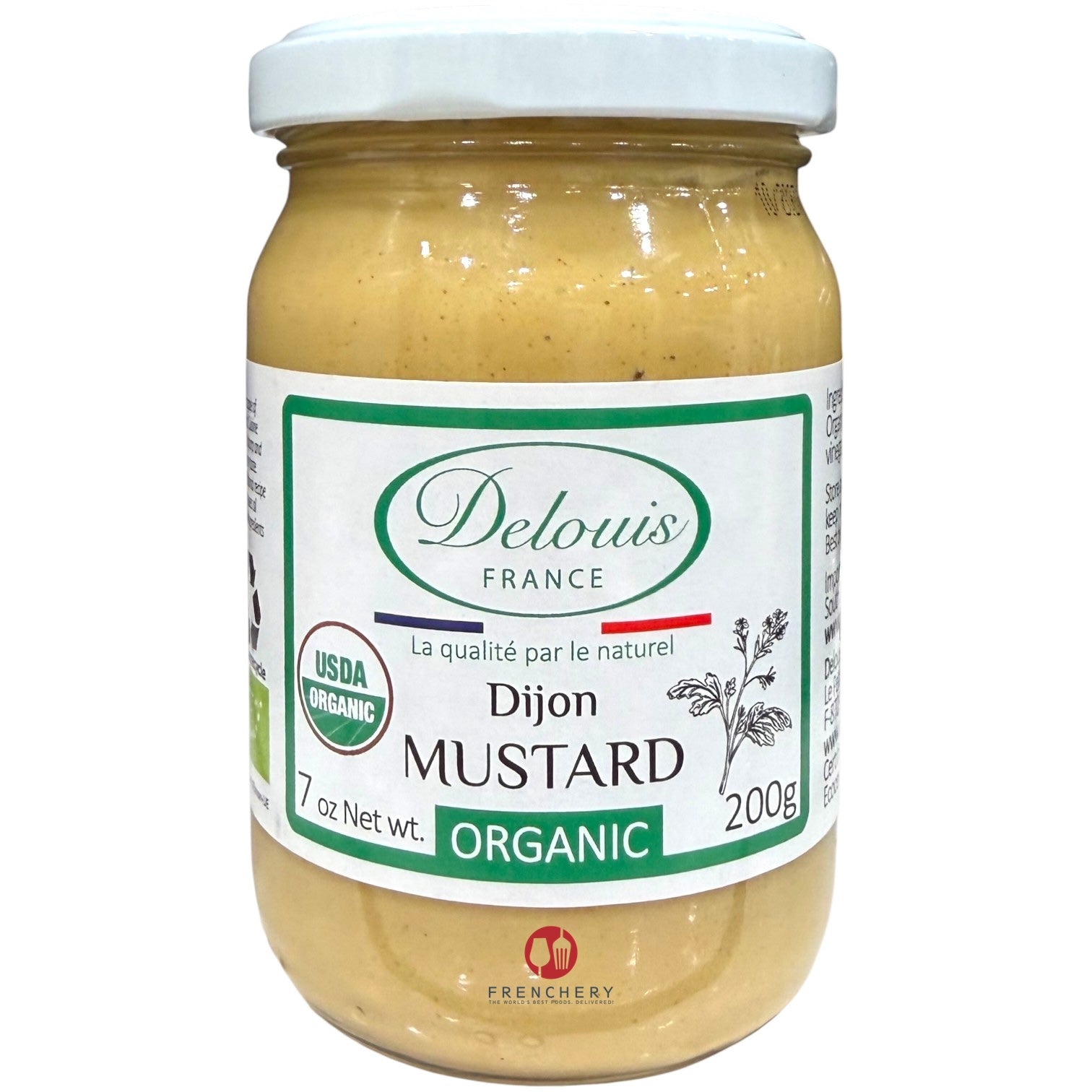 🇫🇷 Organic Dijon Mustard, 7 oz (200g)