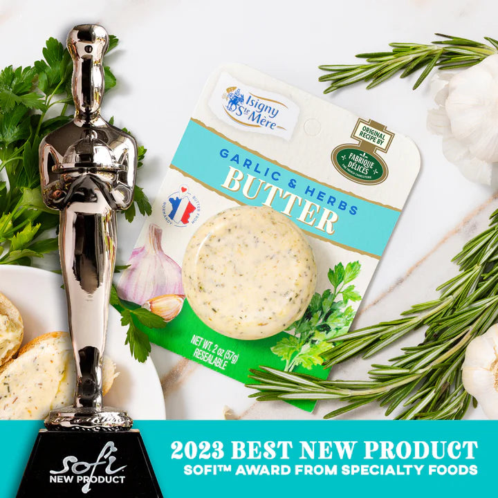 🇫🇷 Isigny Garlic & Herbs Butter, 2oz