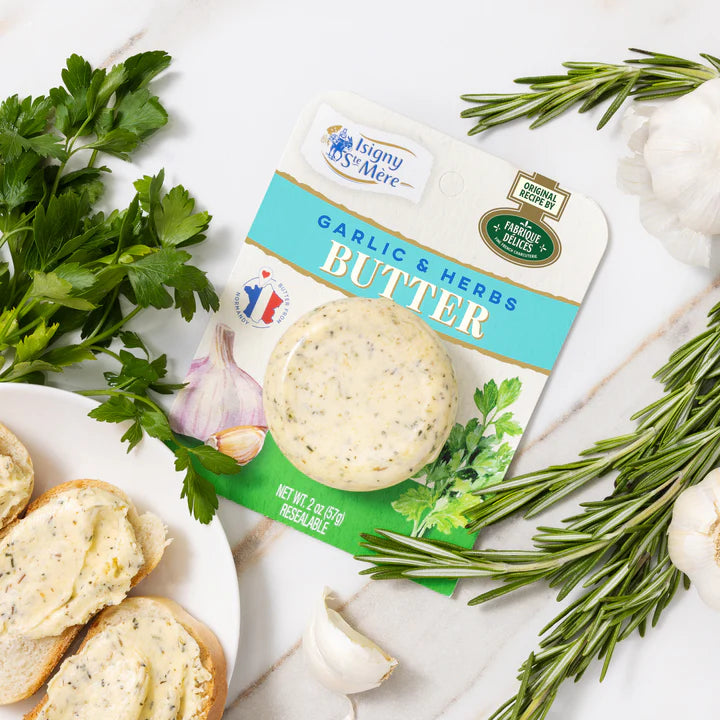 🇫🇷 Isigny Garlic & Herbs Butter, 2oz