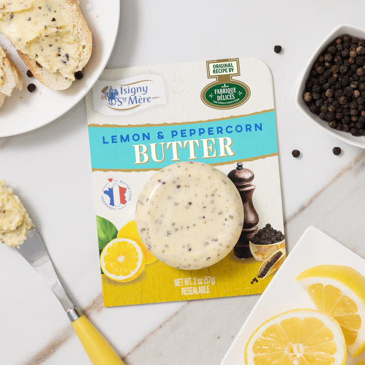 🇫🇷 Isigny Lemon & Peppercorn Butter, 2 oz
