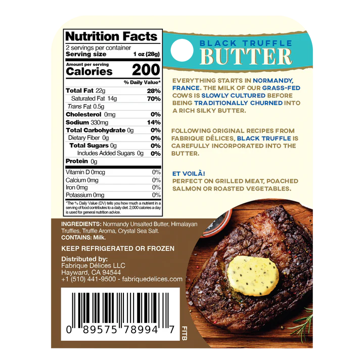 🇫🇷 Isigny Black Truffle Butter, 2 oz