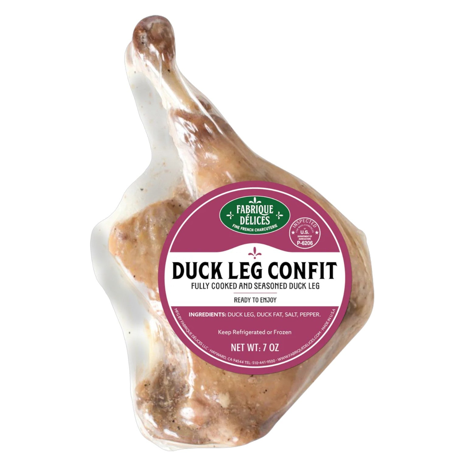 ๐ซ๐ท Single Duck Leg Confit, 6.7 oz, (190g) ๐ฆ
