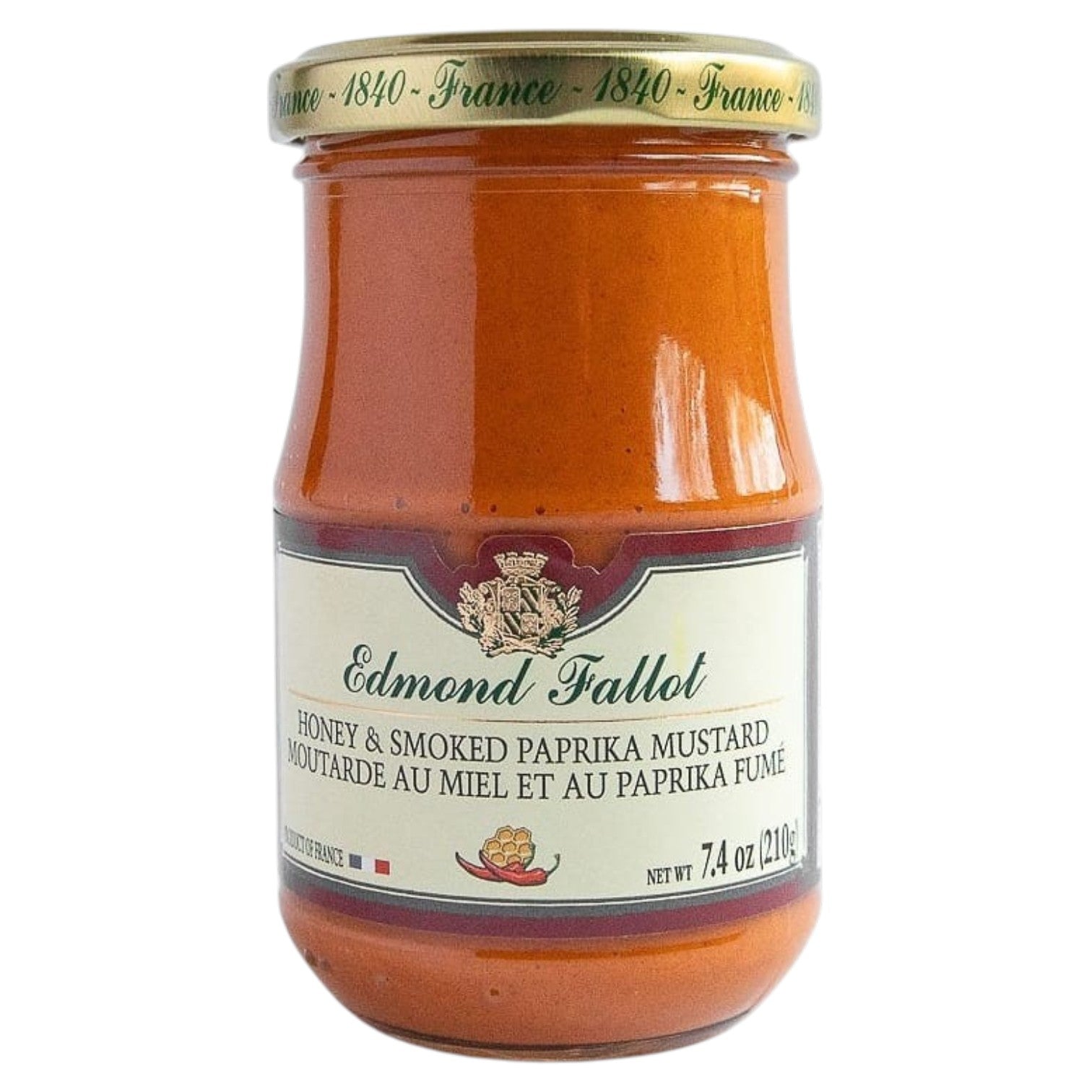 🇫🇷 Honey & Smoked Paprika Mustard, 7.4 oz (210g)