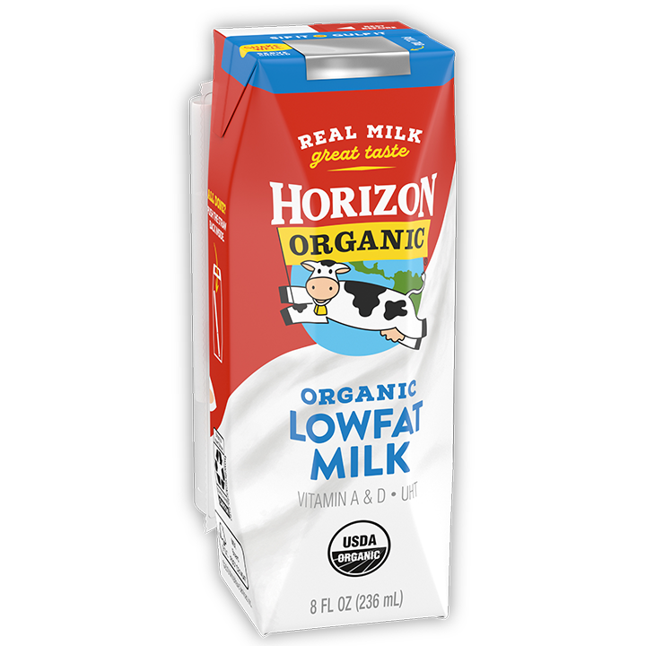 ๐บ๐ธ Organic Low Fat Milk 1% (UHT, Shelf Stable), 8 fl oz (236 ml)