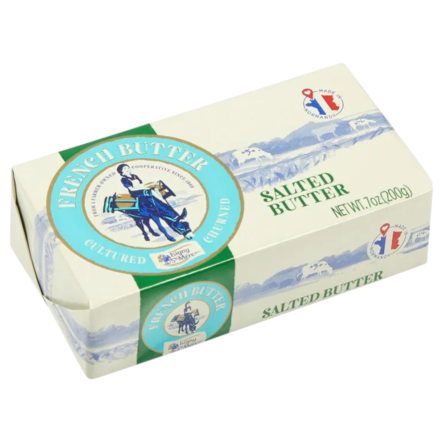 🇫🇷 Salted Cultured & Churned Butter, 7 oz (200g)