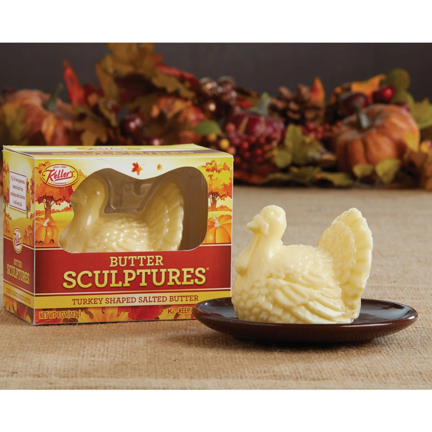 🇺🇸 Turkey-Shaped Salted Plugra Butter, 4 oz 🚨 Online Only