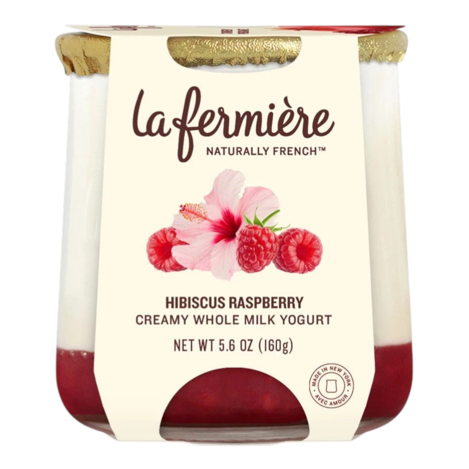 🇫🇷 Hibiscus Raspberry Yogurt, 4.9 oz (140g)