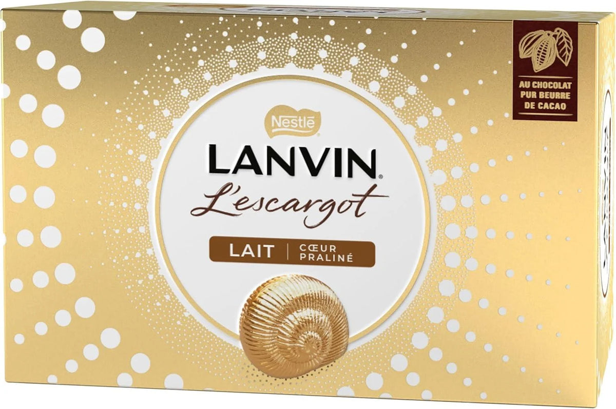 🇫🇷 10 L'Escargots LANVIN Milk Chocolates, 5.78 oz (164g)