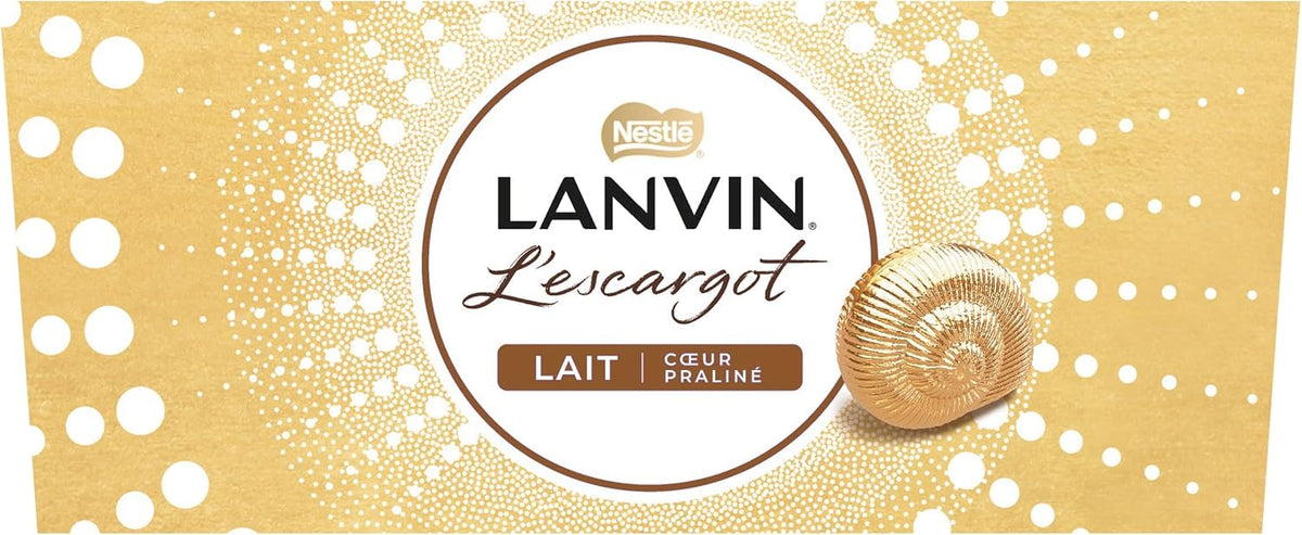 🇫🇷 10 L'Escargots LANVIN Milk Chocolates, 5.78 oz (164g)