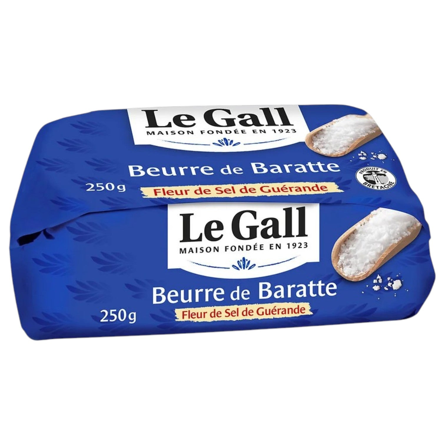 🇫🇷 Matured & Churned Butter w/ Guérande Fleur de Sel/Salt Flower, 8.8oz (250g)