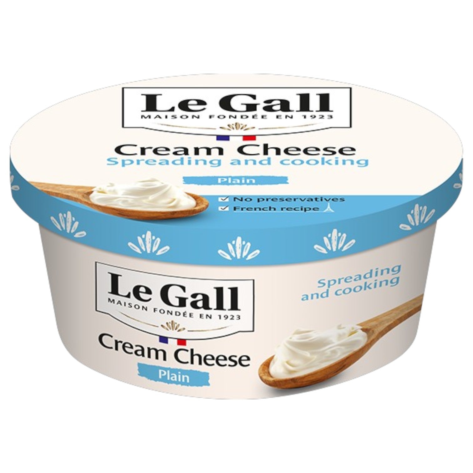 🇫🇷 French Plain Cream Cheese, 5.2 oz (150g)