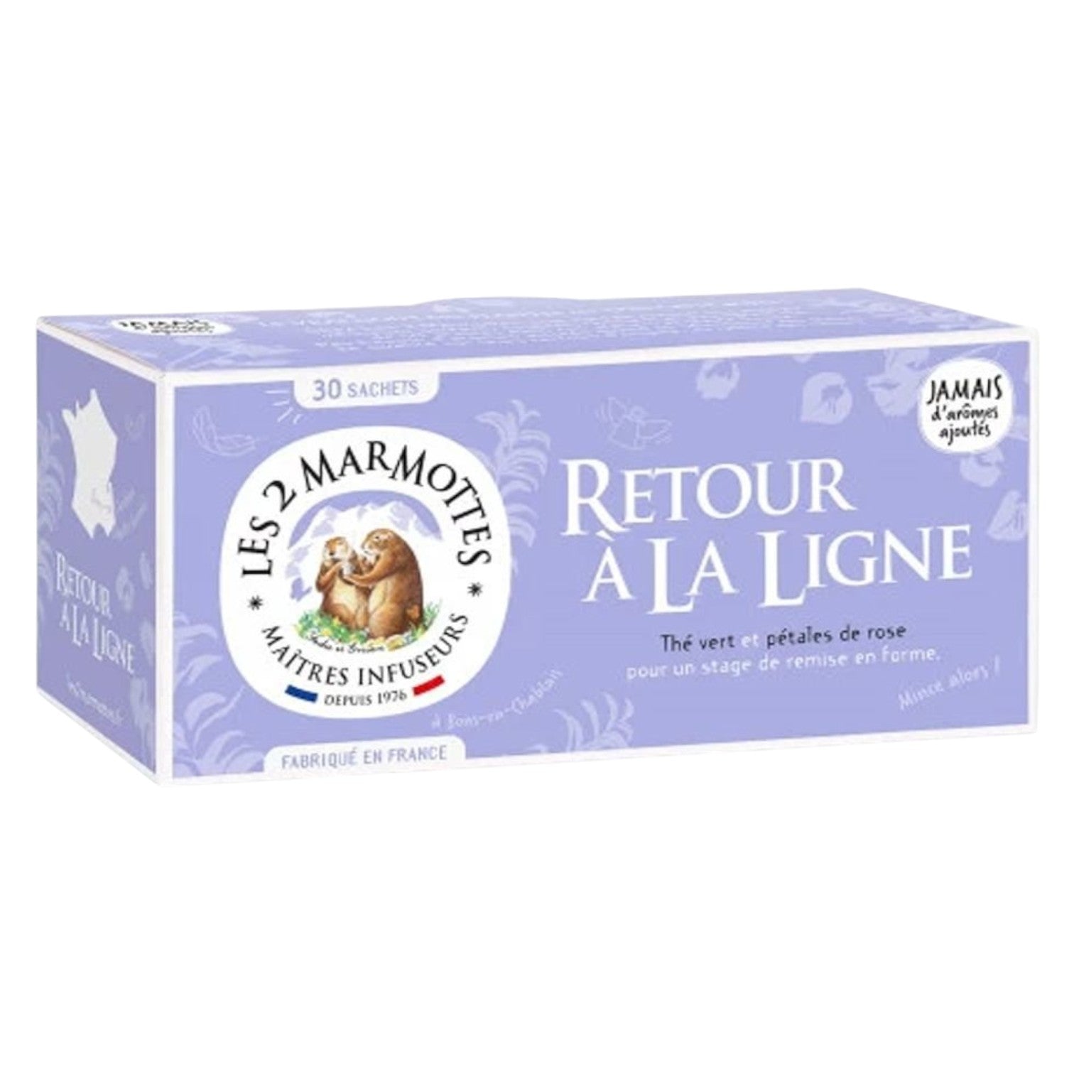 🇫🇷 30 Retour à la Ligne Herbal Tea Bags, 2.22 oz (63g) * Best-By Date: 9/2025