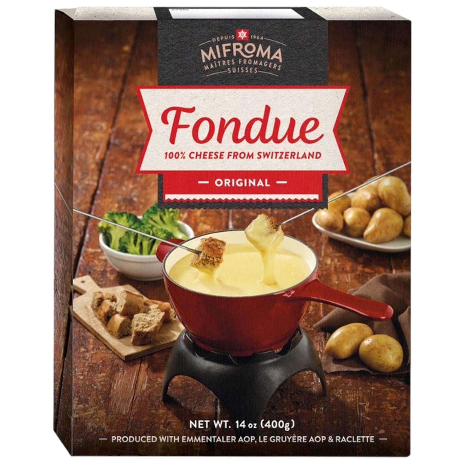 🇨🇭 Swiss Cheese Fondue, 14 oz (400g)