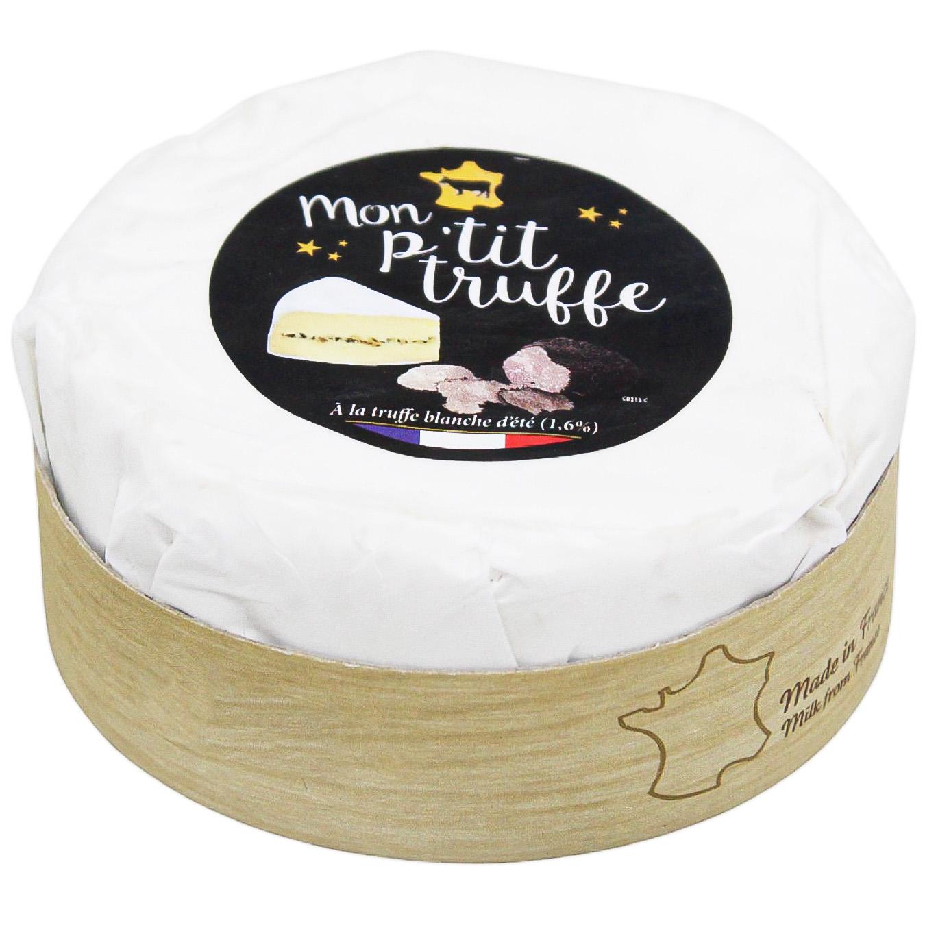 🇫🇷 Mon P'Tit Truffe Camembert w/ 2% Italian Summer White Truffle, 4.7 oz (135g)