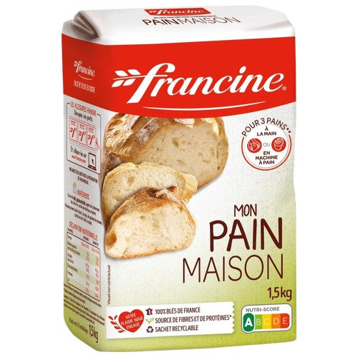 🇫🇷 Country Bread Flour by Francine, 3.3 lbs (1.5kg)