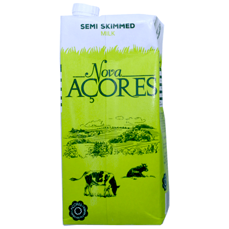 🇵🇹 Nova Açores UHT 2% Reduced Fat Milk (Shelf Stable, Free Range), 1 Liter