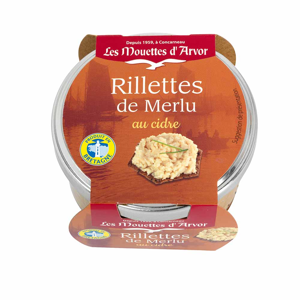 🇫🇷 Merlu/Hake Rillettes w Cider, 4.4oz (125g)