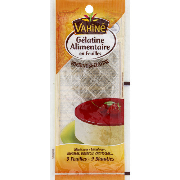 🇫🇷 9 Gelatin Sheets, 0.6 oz (17g)