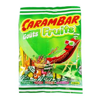 🇫🇷 Carambar Fruits Caramel Candy, 4.5 oz (130g)
